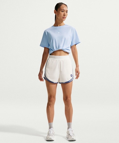 NIKE(ナイキ)の「NIKE W NSW NK CHLL TRRY TWL SHOR IF0572(その他パンツ・メンズ・ホワイト/ネイビー・S/M)」の5枚目の写真