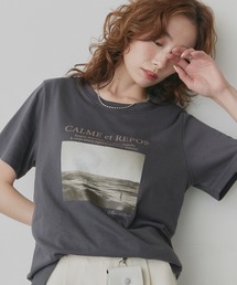 アソート カップ付き フォトプリント Tシャツ