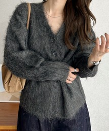 【Eclat one】マルチ WAY カシュクール ニット カーディガン