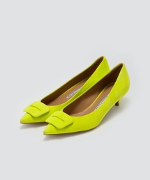 PELLICO | ANIMA アネッリフィッビア スウェード パンプス 3.5cm LIME(パンプス)