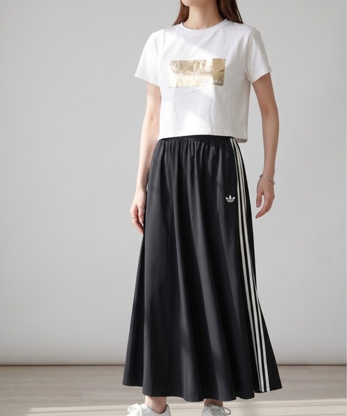 adidas(アディダス)の「adidas/アディダス ファイヤーバードスカート / FIREBIRD SKIRT(スカート・レディース・ブラック/ネイビー・SMALL/LARGE/MEDIUM)」の5枚目の写真