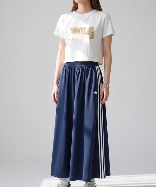 adidas(アディダス)の「adidas/アディダス ファイヤーバードスカート / FIREBIRD SKIRT(スカート・レディース・ブラック/ネイビー・SMALL/LARGE/MEDIUM)」の7枚目の写真