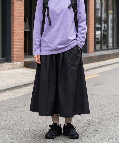 GRIP SWANY(グリップスワニー)の「【GSWK0048】 W`S GS PACKABLE SKIRT(スカート・レディース・ブルーグレー/ブラック・L)」の2枚目の写真