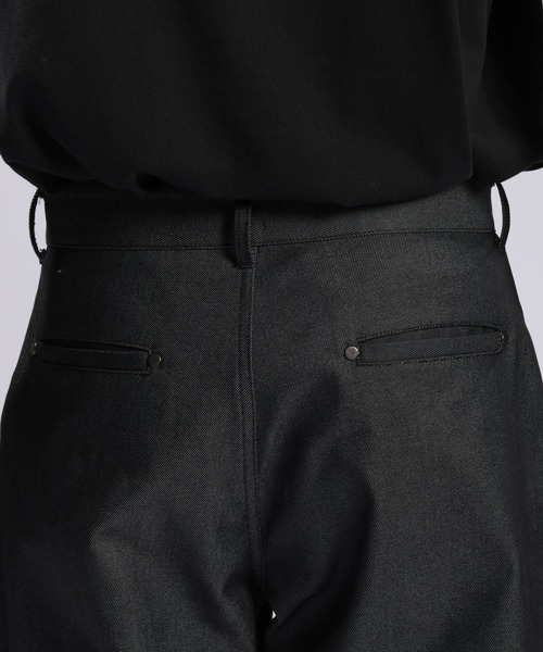 RAGEBLUE（レイジブルー）の「CURVE SEAM RIVET FLARE SLACKS/カーブシームリベットフレアパンツ（スラックス・メンズ・ネイビー/ブラック・LARGE/MEDIUM）」の15枚目の写真