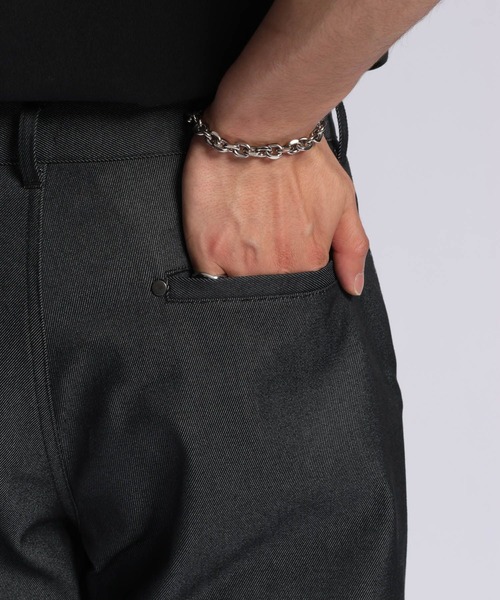 RAGEBLUE（レイジブルー）の「CURVE SEAM RIVET FLARE SLACKS/カーブシームリベットフレアパンツ（スラックス・メンズ・ネイビー/ブラック・LARGE/MEDIUM）」の16枚目の写真