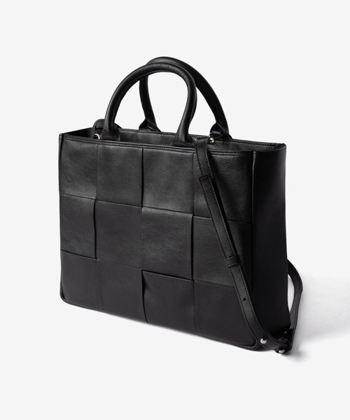 GUIONNET(ギオネ)の「GUIONNET TILE 4BY3 SHOULDER BAG ギオネ タイルフォーバイスリー 2WAY ショルダーバッグ(ハンドバッグ・レディース・ブラック・FREE)」の14枚目の写真