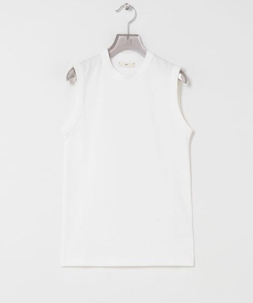 URBAN RESEARCH(アーバンリサーチ)の「onit AMERICAN DRY COTTON T-SHIRTS(タンクトップ・レディース・チャコールグレー/ブルー/ホワイト・2)」の1枚目の写真