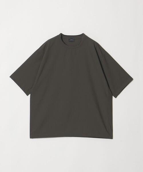 green label relaxing(グリーンレーベルリラクシング)の「Dot Air ドローコード クルーネック 半袖 Tシャツ -ストレッチ-(Tシャツ/カットソー・メンズ・ライトグレー/ブラック/オリーブ・S/M/L/XL)」の15枚目の写真