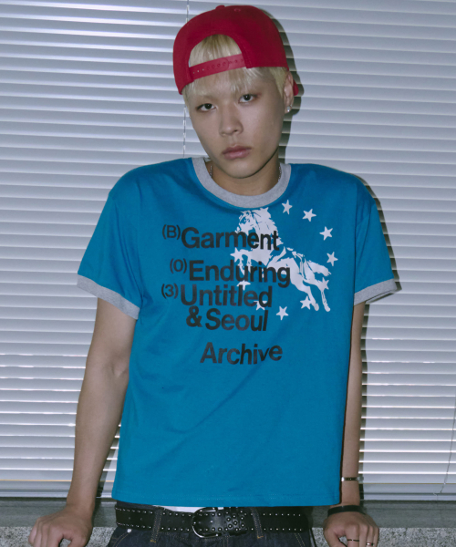 UNTITLED SEOUL(アンタイトル ソウル)の「アーカイブユニコーンリングクロップ半袖フルブルー(Tシャツ/カットソー・レディース・その他・MEDIUM/LARGE)」の2枚目の写真
