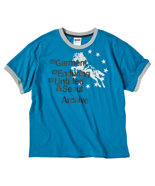 UNTITLED SEOUL(アンタイトル ソウル)の「アーカイブユニコーンリングクロップ半袖フルブルー(Tシャツ/カットソー・レディース・その他・MEDIUM/LARGE)」の3枚目の写真