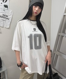 Figments（フィグメンツ）の「ナンバリングフェードビッグTシャツ（Tシャツ/カットソー）」
