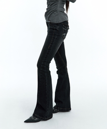 Bold Stich BootCut Denim Black