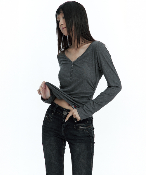 ROUGHNECK（ラフネック）の「Bold Stich BootCut Denim Black（デニムパンツ・レディース・その他・MEDIUM/SMALL）」の12枚目の写真