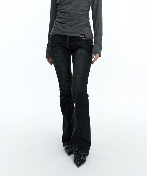 ROUGHNECK（ラフネック）の「Bold Stich BootCut Denim Black（デニムパンツ・レディース・その他・MEDIUM/SMALL）」の13枚目の写真