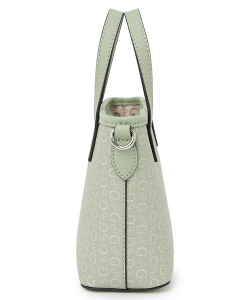 Guess(ゲス)の「KEIRA Mini Tote ミニトート ショルダーバッグ(ショルダーバッグ・レディース・ホワイト/ダークグレー/ライトグリーン・ONE SIZE)」の13枚目の写真
