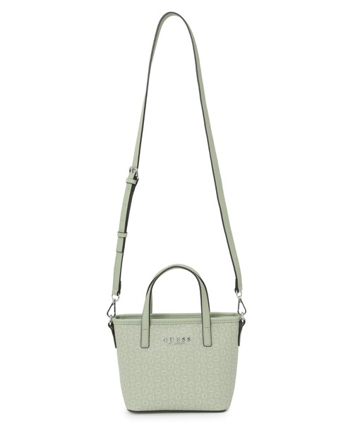 Guess(ゲス)の「KEIRA Mini Tote ミニトート ショルダーバッグ(ショルダーバッグ・レディース・ホワイト/ダークグレー/ライトグリーン・ONE SIZE)」の14枚目の写真