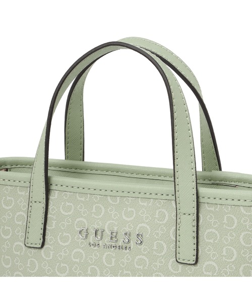 Guess(ゲス)の「KEIRA Mini Tote ミニトート ショルダーバッグ(ショルダーバッグ・レディース・ホワイト/ダークグレー/ライトグリーン・ONE SIZE)」の17枚目の写真