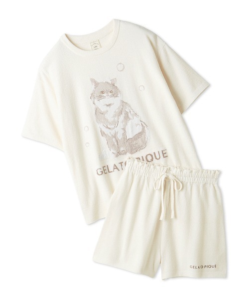 ONLINE限定】エアリーモコバスタイムCATジャガードプルオーバー