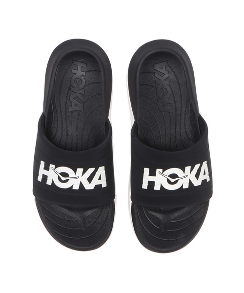 HOKA(ホカ)の「ORA ATHLETIC SLIDE 1155154-BWHT(サンダル・メンズ・ブラック・29.0cm/28.0cm/27.0cm/26.0cm/25.0cm)」の1枚目の写真