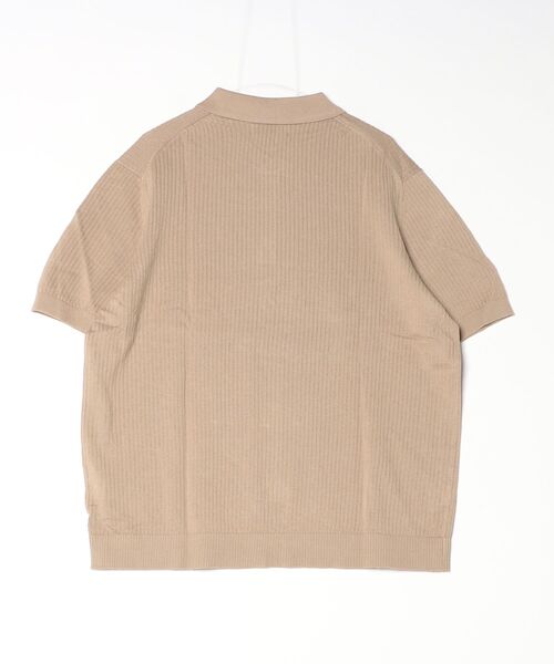 BANANA REPUBLIC FACTORY STORE(バナナリパブリック ファクトリーストア)の「BANANA REPUBLIC FACTORY STORE テクスチャードセーターポロ(ニット/セーター・メンズ・ネイビー/ワイン/ベージュ・L/XL/S/M)」の4枚目の写真