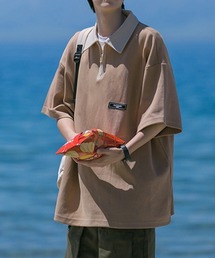 KELVIN（ケルヴァン）の「Half Zip Polo Tee ハーフジップポロTシャツ（Tシャツ/カットソー）」