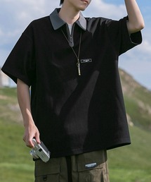 KELVIN（ケルヴァン）の「Half Zip Polo Tee ハーフジップポロTシャツ（Tシャツ/カットソー）」