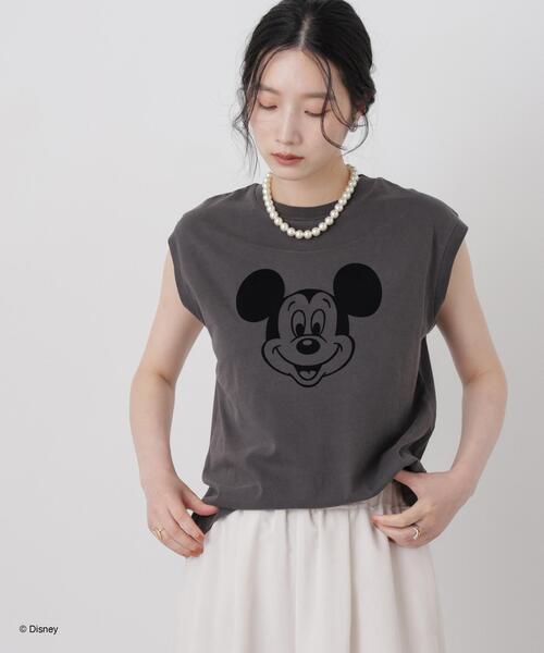 GOOD ROCK SPEED(グッドロックスピード)の「GOOD ROCK SPEED/ Mickey /French sleeve shirts(Tシャツ/カットソー・レディース・ホワイト/ブラック・FREE)」の11枚目の写真
