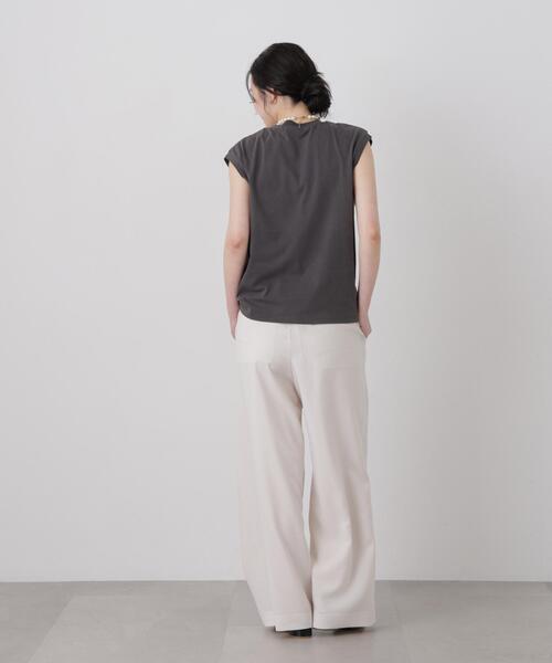 GOOD ROCK SPEED(グッドロックスピード)の「GOOD ROCK SPEED/ Mickey /French sleeve shirts(Tシャツ/カットソー・レディース・ホワイト/ブラック・FREE)」の6枚目の写真