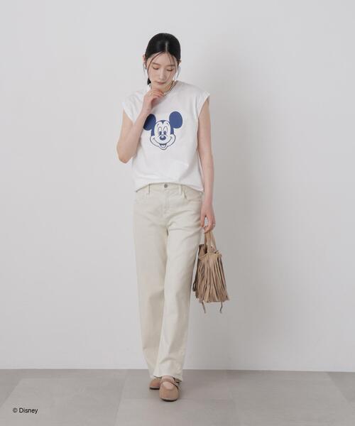 GOOD ROCK SPEED(グッドロックスピード)の「GOOD ROCK SPEED/ Mickey /French sleeve shirts(Tシャツ/カットソー・レディース・ホワイト/ブラック・FREE)」の21枚目の写真