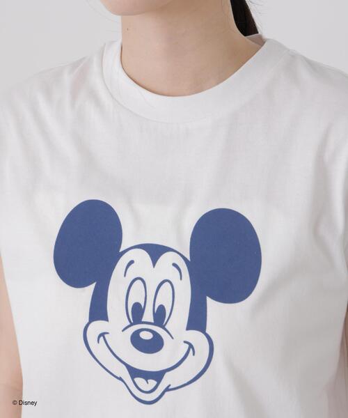 GOOD ROCK SPEED(グッドロックスピード)の「GOOD ROCK SPEED/ Mickey /French sleeve shirts(Tシャツ/カットソー・レディース・ホワイト/ブラック・FREE)」の15枚目の写真