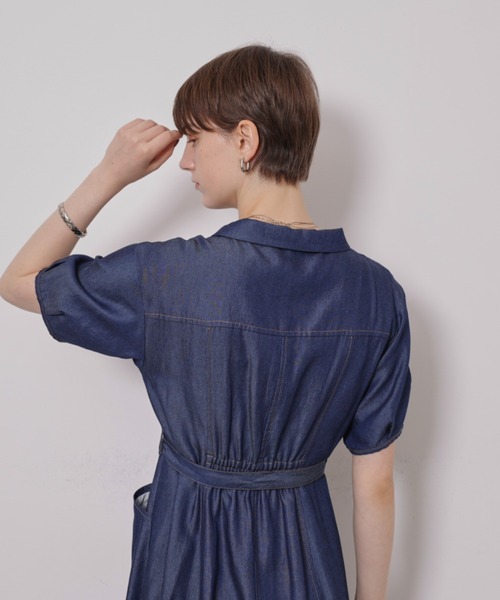 CADUNE(カデュネ)の「デニムワンピース(ワンピース・レディース・ネイビー・36/38)」の7枚目の写真