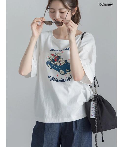 Te chichi(テチチ)の「【Disney】MICKEY&FRIENDS/巾着バッグ(ハンドバッグ・レディース・ブラック/グレー・F)」の6枚目の写真