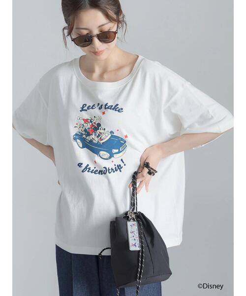 Te chichi(テチチ)の「【Disney】MICKEY&FRIENDS/巾着バッグ(ハンドバッグ・レディース・ブラック/グレー・F)」の7枚目の写真