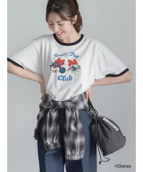 Te chichi(テチチ)の「【Disney】MICKEY&FRIENDS/巾着バッグ(ハンドバッグ・レディース・ブラック/グレー・F)」の8枚目の写真