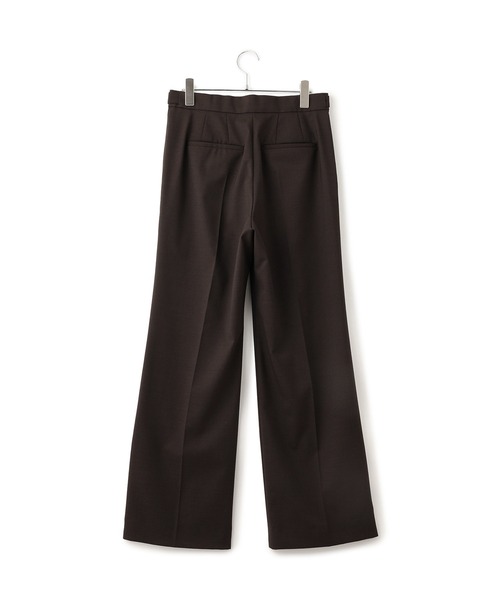 ADAM ET ROPE'(アダムエロペ)の「【サステナブル】サイドベンツスラックス/セットアップ対応(スラックス・レディース・ブラック/ダークブラウン・36/38)」の18枚目の写真