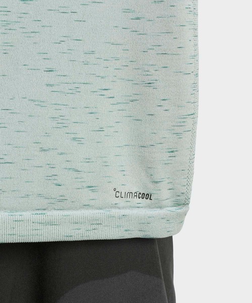 adidas(アディダス)の「ワークアウト エッセンシャルズ シームレス Tシャツ / アディダス adidas(Tシャツ/カットソー・メンズ・グリーン・MEDIUM/X-LARGE/X-SMALL)」の4枚目の写真