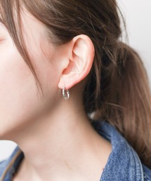 ARCHIVER（アーカイバ）の「【RE】SILVER925　15ｍｍデザインフープピアス（ピアス（両耳用））」
