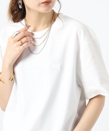 HUNTER（ハンター）の「HUNTER ユニセックス プレイ ラバライズ ハンターロゴ Ｔシャツ 半袖（Tシャツ/カットソー）」