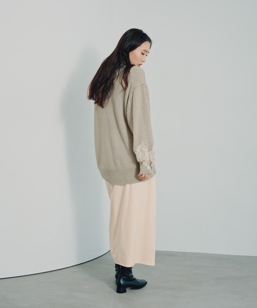LEPSIM(レプシィム)の「マシュマロベロアスカート 824315(スカート・レディース・ブラック/アイボリー/ブラウン/ブラウン系その他/ピンク・FREE/TALL)」の18枚目の写真