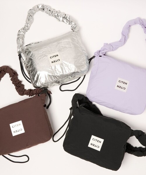 CITEN(シテン)の「<CITEN>2WAYショルダーバッグ(ショルダーバッグ・レディース・シルバー/ブラック/ブラウン系/ライラック・FREE)」の18枚目の写真