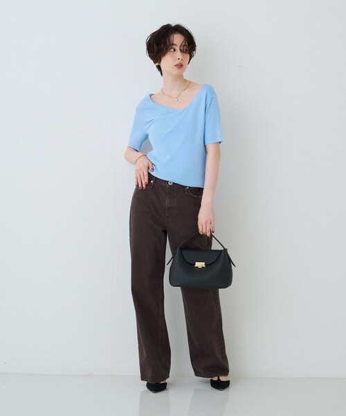 PUNTI.(プンティ)の「【PUNTI. / プンティ】レザーハンドルショルダーバッグ MAGNOLIA-HAND(ショルダーバッグ・レディース・ベージュ/ブラック・フリー)」の16枚目の写真