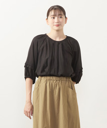 MELROSE claire（メルローズ クレール）の「【タックスリーブブラウス】（シャツ/ブラウス）」