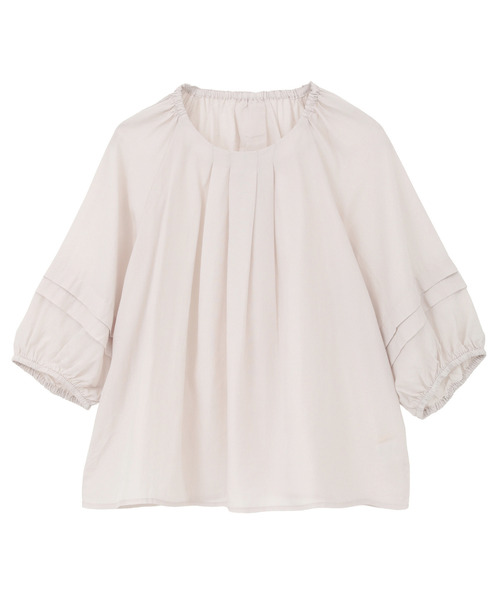 MELROSE claire(メルローズ クレール)の「【タックスリーブブラウス】(シャツ/ブラウス・レディース・グレイッシュベージュ/ライトブラウン/ブラック・FREE)」の13枚目の写真