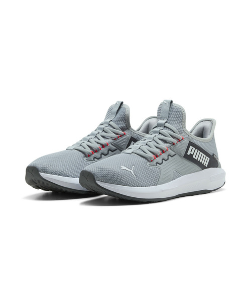 PUMA(プーマ)の「PUMA プーマ メンズ ソフトライド エンゾ 5 イーズイン ランニングシューズ(スニーカー・メンズ・グレー系その他3・30.0cm/27.0cm/27.5cm/28.0cm/25.5cm/26.0cm/26.5cm/25.0cm/28.5cm/29.0cm)」の2枚目の写真