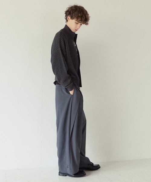 PBLIM(ページボーイリム)の「《UNISEX》メッシュドライバーズ(ニット/セーター・レディース・ブラック/グレー・FREE)」の17枚目の写真