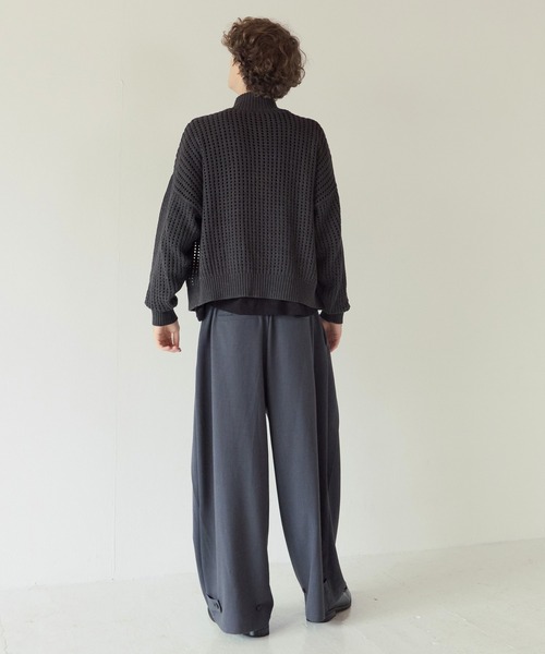 PBLIM(ページボーイリム)の「《UNISEX》メッシュドライバーズ(ニット/セーター・レディース・ブラック/グレー・FREE)」の18枚目の写真