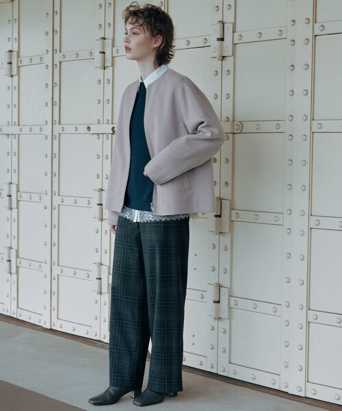 J.PRESS Ladies(J.プレス レディス)の「【プラスワンアイテムに】DRALON MERINO ニット ベスト(ベスト・レディース・ダークブラウン系/ピーコックグリーン系/ネイビー系/ライトグレー系/ベージュ系・SMALL)」の8枚目の写真