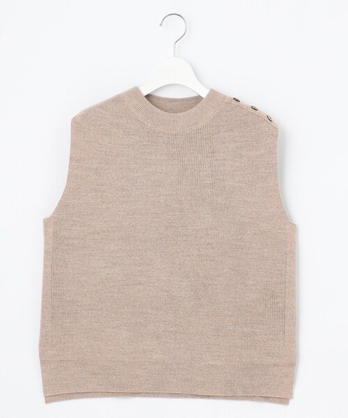 J.PRESS Ladies(J.プレス レディス)の「【プラスワンアイテムに】DRALON MERINO ニット ベスト(ベスト・レディース・ダークブラウン系/ピーコックグリーン系/ネイビー系/ライトグレー系/ベージュ系・SMALL)」の16枚目の写真