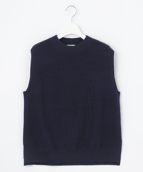 J.PRESS Ladies(J.プレス レディス)の「【プラスワンアイテムに】DRALON MERINO ニット ベスト(ベスト・レディース・ダークブラウン系/ピーコックグリーン系/ネイビー系/ライトグレー系/ベージュ系・SMALL)」の18枚目の写真
