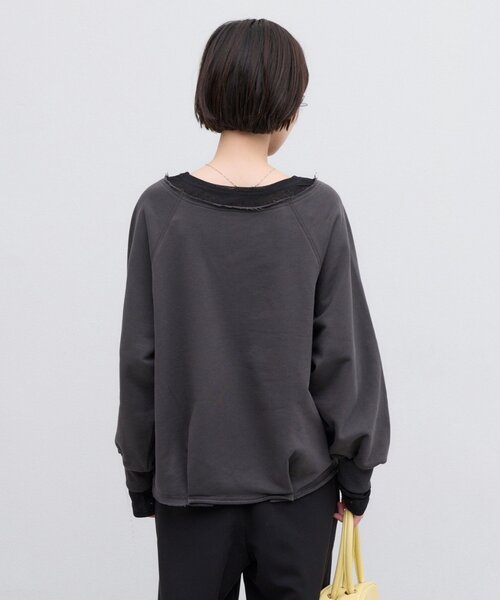 CIAOPANIC TYPY(チャオパニックティピー)の「∴シアーレイヤードライクスウェット(Tシャツ/カットソー・レディース・グレー/ブラウン/レッド/チャコールグレー・ONE SIZE)」の19枚目の写真